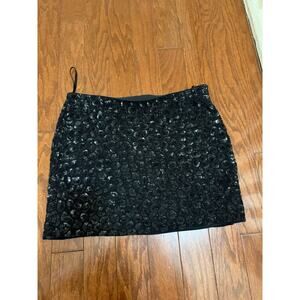 Graham and Spencer‎ black sequin mini skirt size meduim